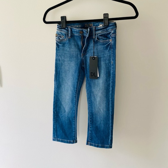 NWT DL 1961 kids stretch denim jeans, Premium Denim, size 4 - Picture 6 of 12